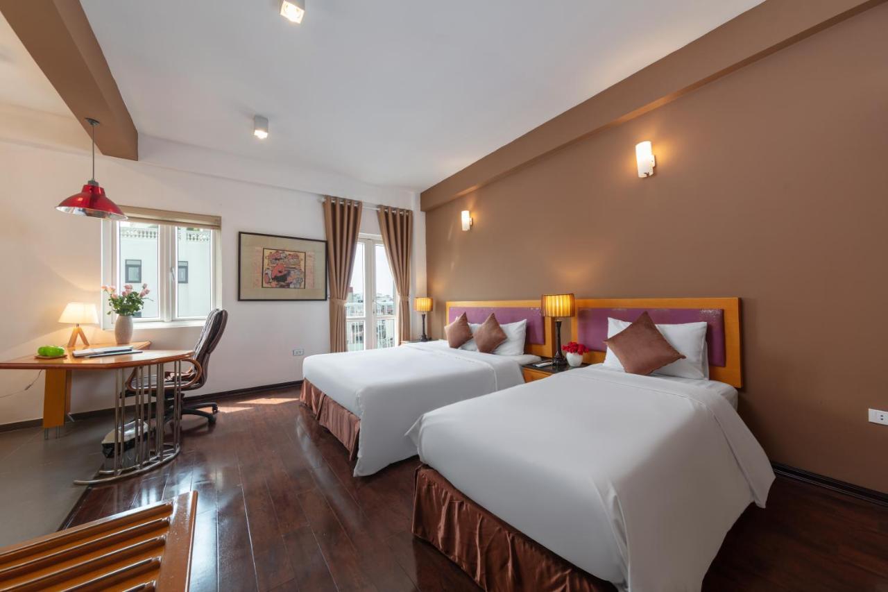 Golden Sunshine Villa Hotel And Travel Hanoi Bagian luar foto